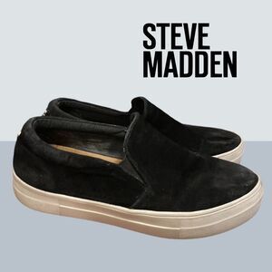 Steve Madden "Gills" Black Platform Sneakers 9.5